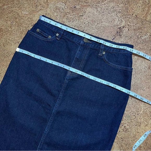 Lauren Ralph Lauren Dark Wash Denim Jeans Skirt in Sz 4 - Picture 9 of 10